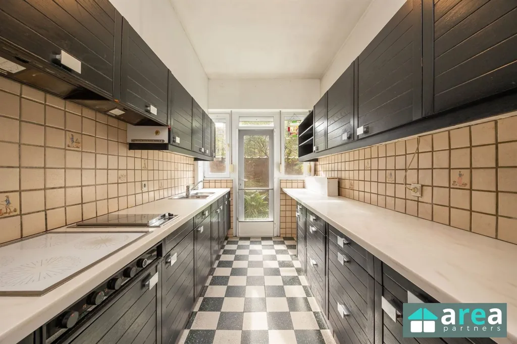Köök - Ground Floor Apartment with Water View in Antwerp