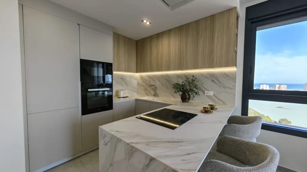 Cuisine - Modern Apartment with Sea View in Calpe