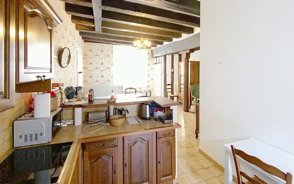 Cuisine - Appartement avec Cour Privative au Quartier des Halles à Tours