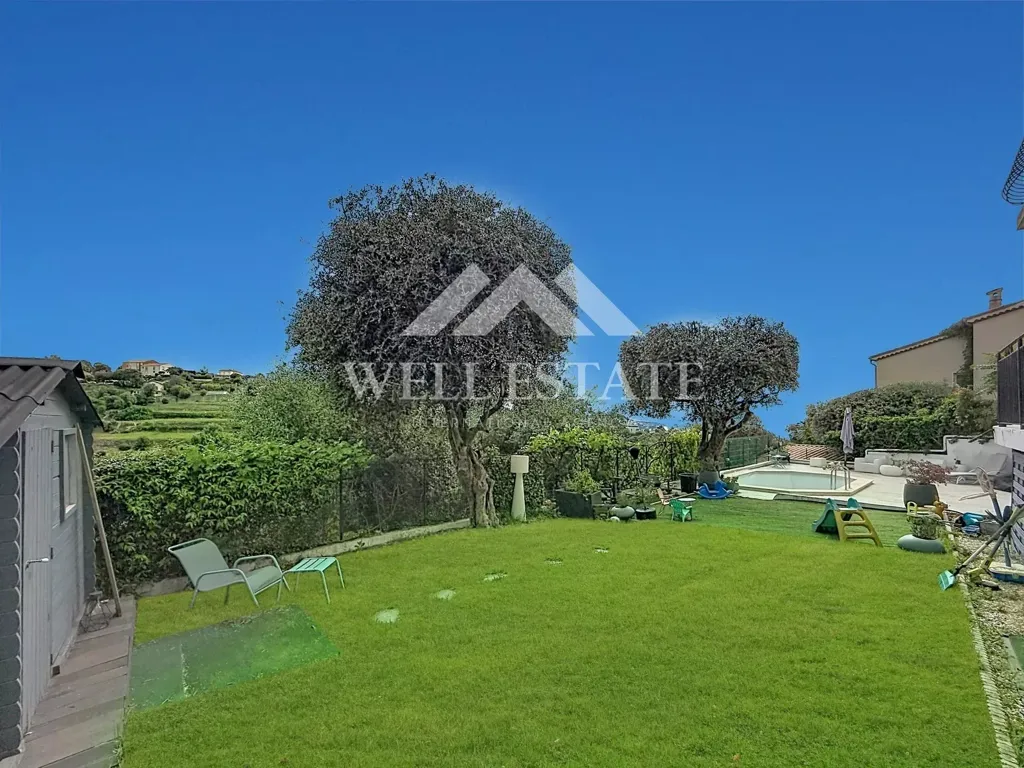 Jardin - Appartement Villa avec Piscine et Vue Panoramique à Nice