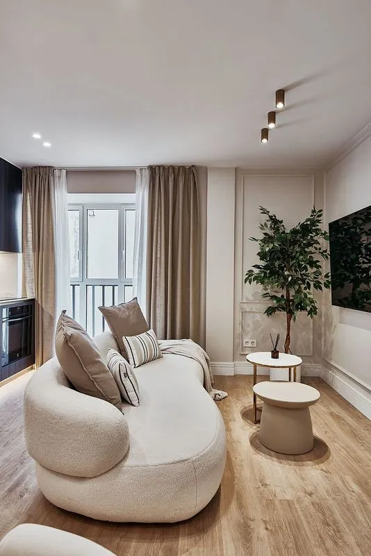 Séjour - 2-Bedroom Flat with Air Conditioning in Chueca