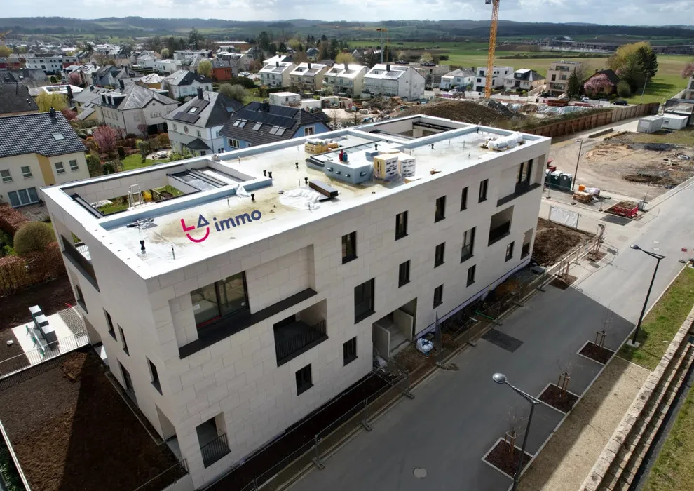 Vue aérienne - Appartement Neuf avec Terrasse à Bertrange