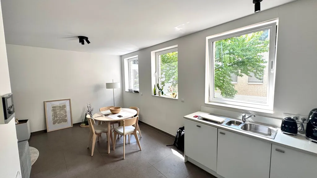 Cucina - Luxury Apartment with Terrace in Aalter