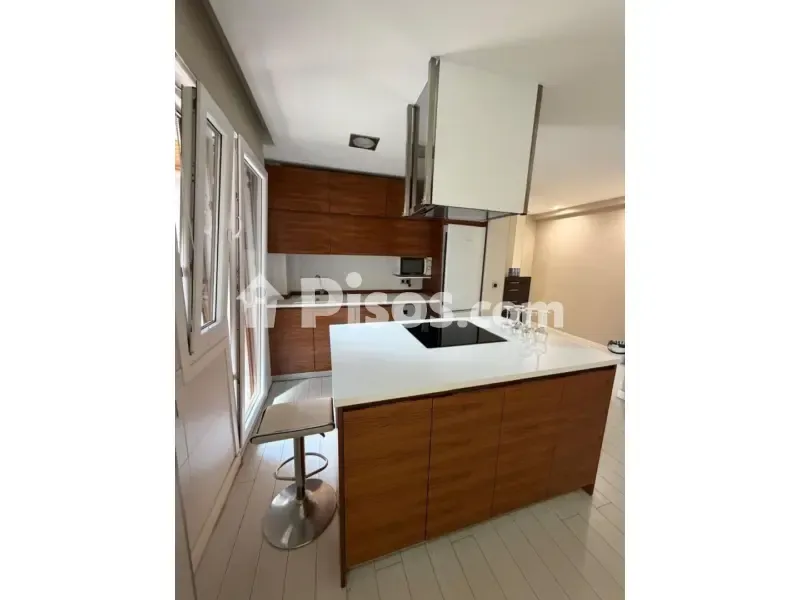 Köök - Apartment with Terrace in Paseo del Mercadal