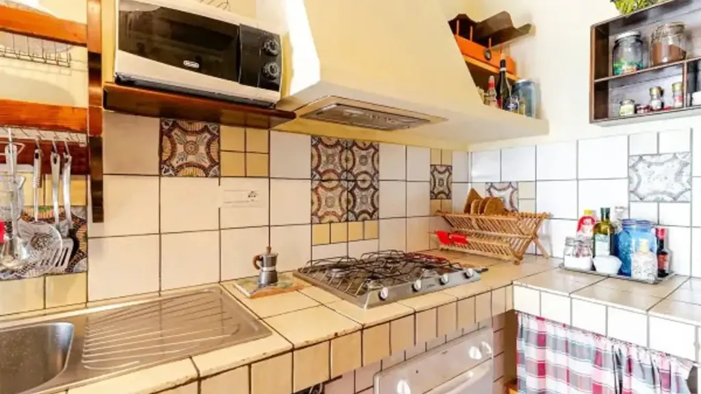 Kitchen - Villa with Seafront Access in Maratea