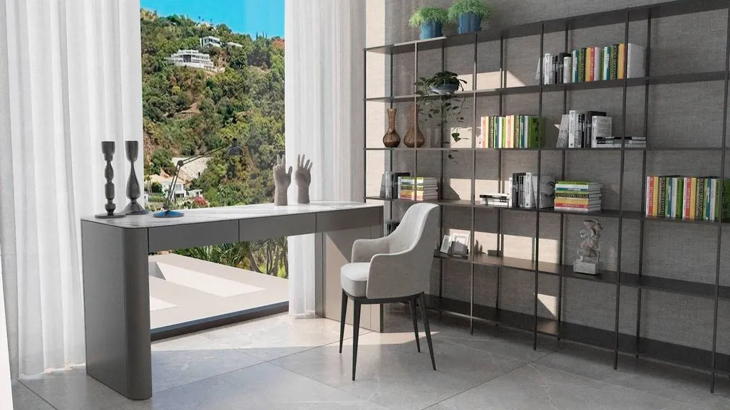 Office - Ultra-modern Villa with Panoramic Views in El Madroñal