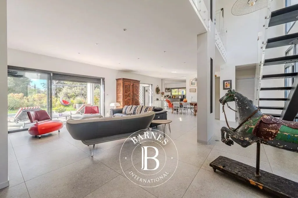 Séjour - Villa Contemporaine avec Piscine à Aix-en-Provence