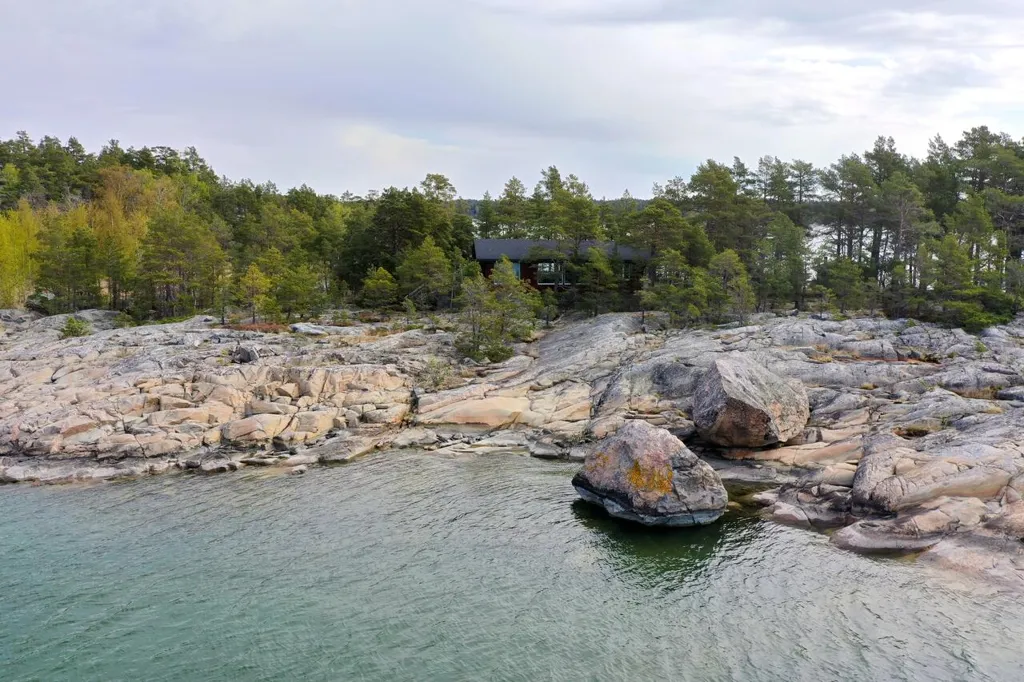 Vue aérienne - Private Island with Sauna in Naantali