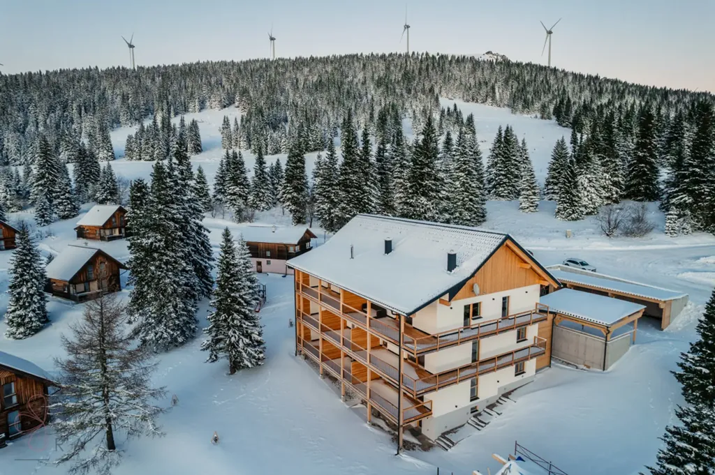 Vista aerea - Modern Holiday Complex with Ski-In/Ski-Out in Posch Alpe