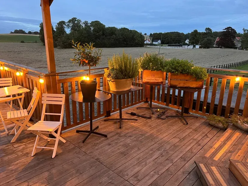 Terrasse - Historic Rectory with Equestrian Centre in Skåne
