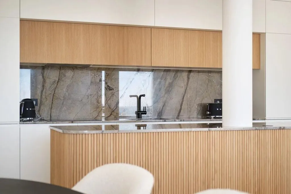 Cuisine - Appartement de Luxe avec Vue Mer à Cannes