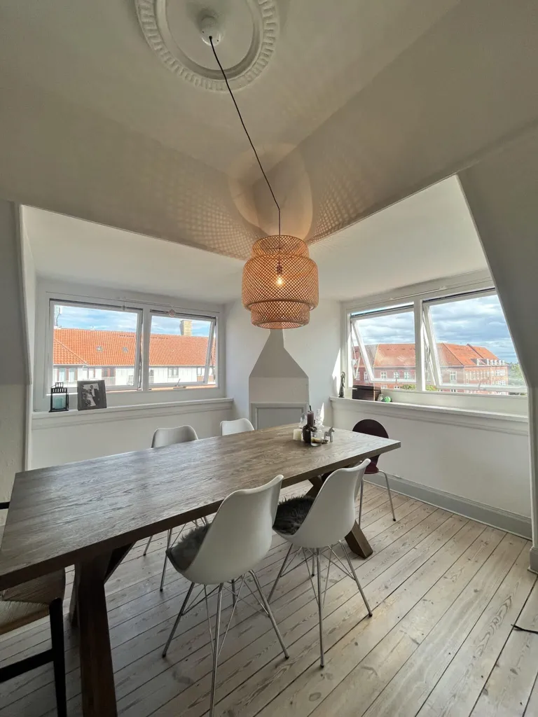 Salle à manger - Furnished Penthouse with Views in Gentofte