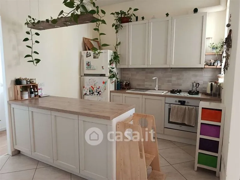 Kitchen - Rented Trilocale with Balcony in Lecce