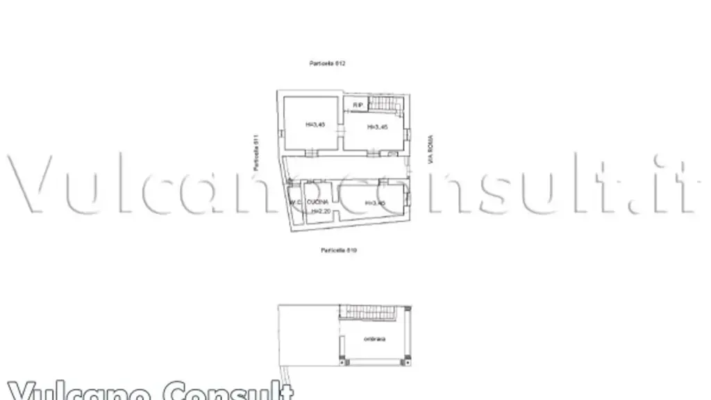 Plan - Traditional Eolian Villa with Sea View in Stromboli