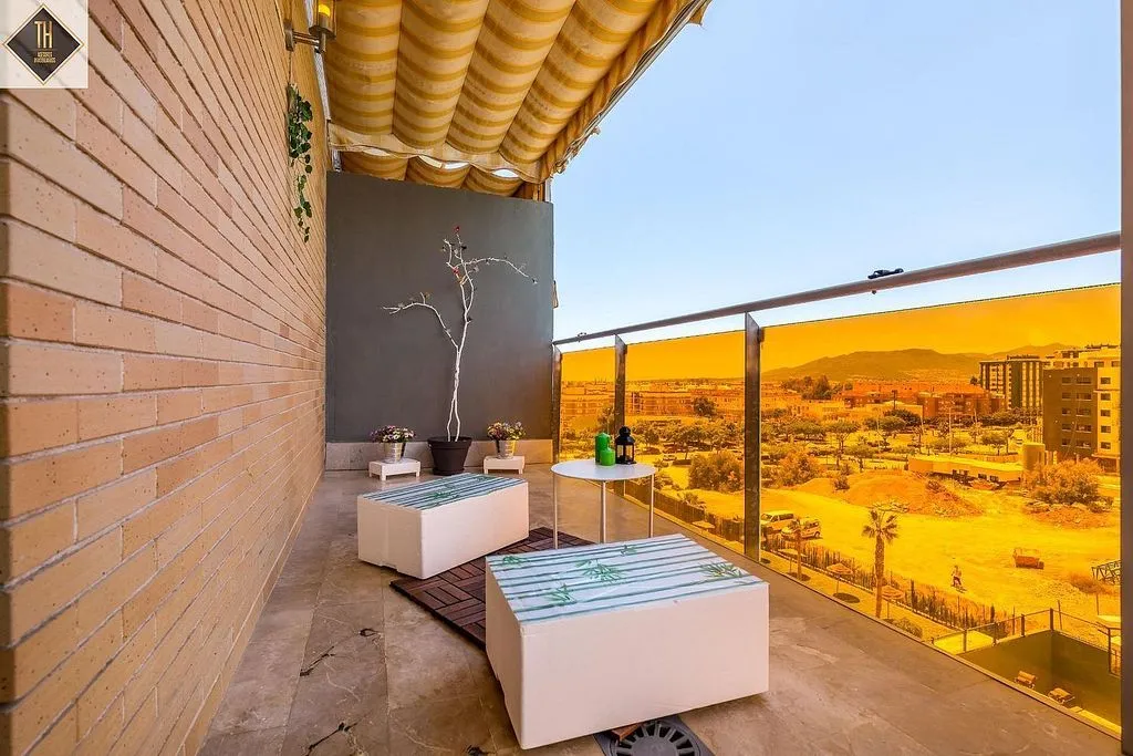 Balcony - Duplex with Terrace and Pool in Puerto de la Torre