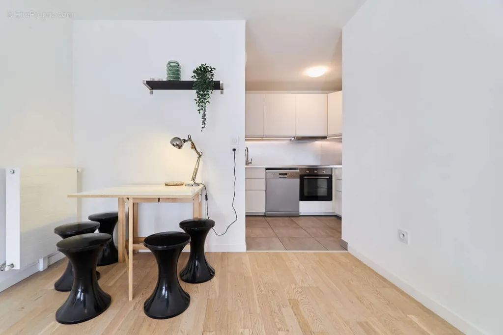 Salle à manger - Appartement T3 avec Vue Sud-Ouest au Centre de Reims