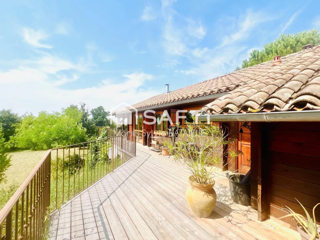 Terrass - Stone Cottage with Pool in Lombers