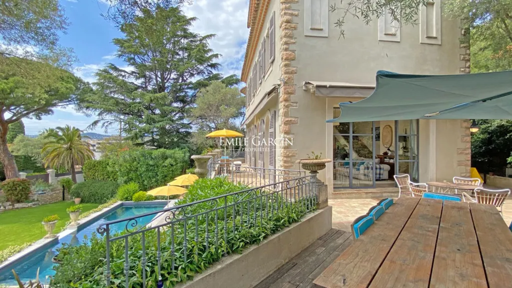 Terrasse - Villa avec Piscine et Vue Mer au Cap d'Antibes