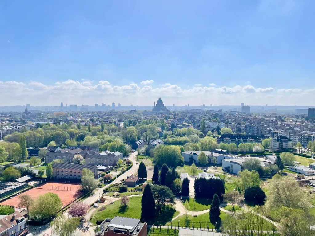 Vue aérienne - Appartement avec Vue sur Bruxelles à Ganshoren