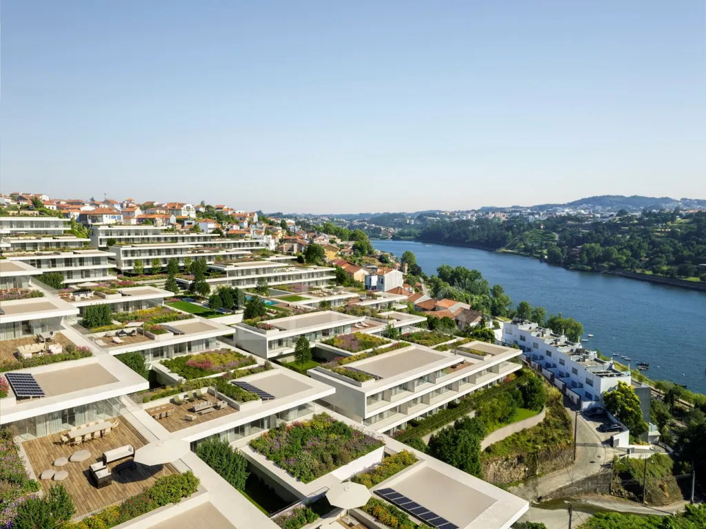 Õhuvaade - Duplex Apartment with River View in Gondomar