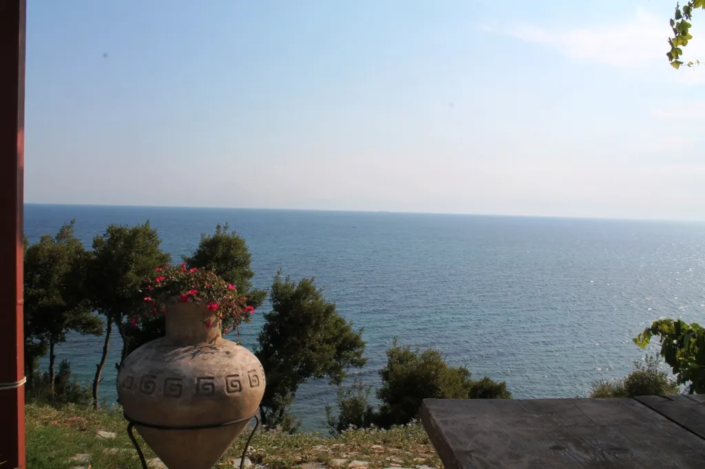 Terrasse - 3-Storey Villa with Sea View in Chalkidiki