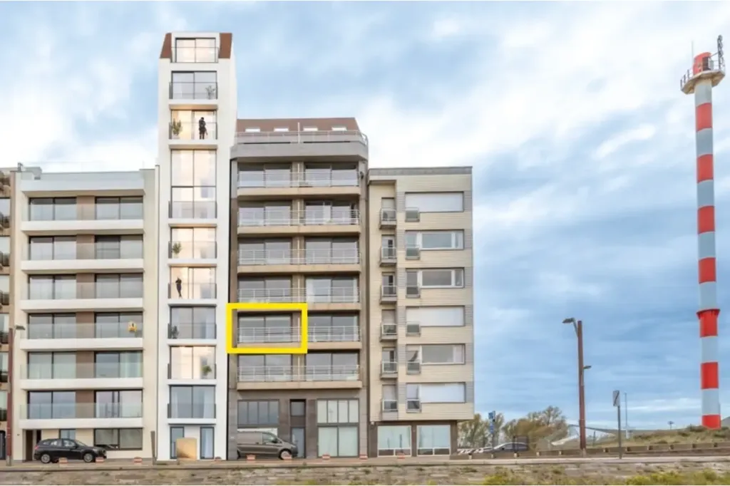 Extérieur - Appartement Moderne avec Vue Panoramique à Duinbergen