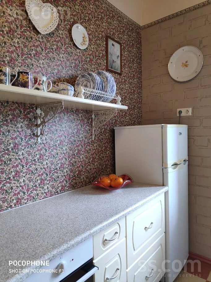 Cuisine - Three-Bedroom Apartment with Artistic Interior in Riga Centre