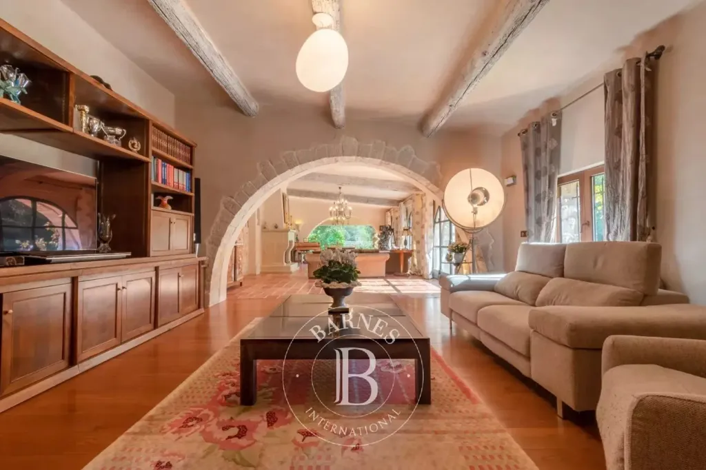 Living Room - 14-room house in Roquefort-les-Pins