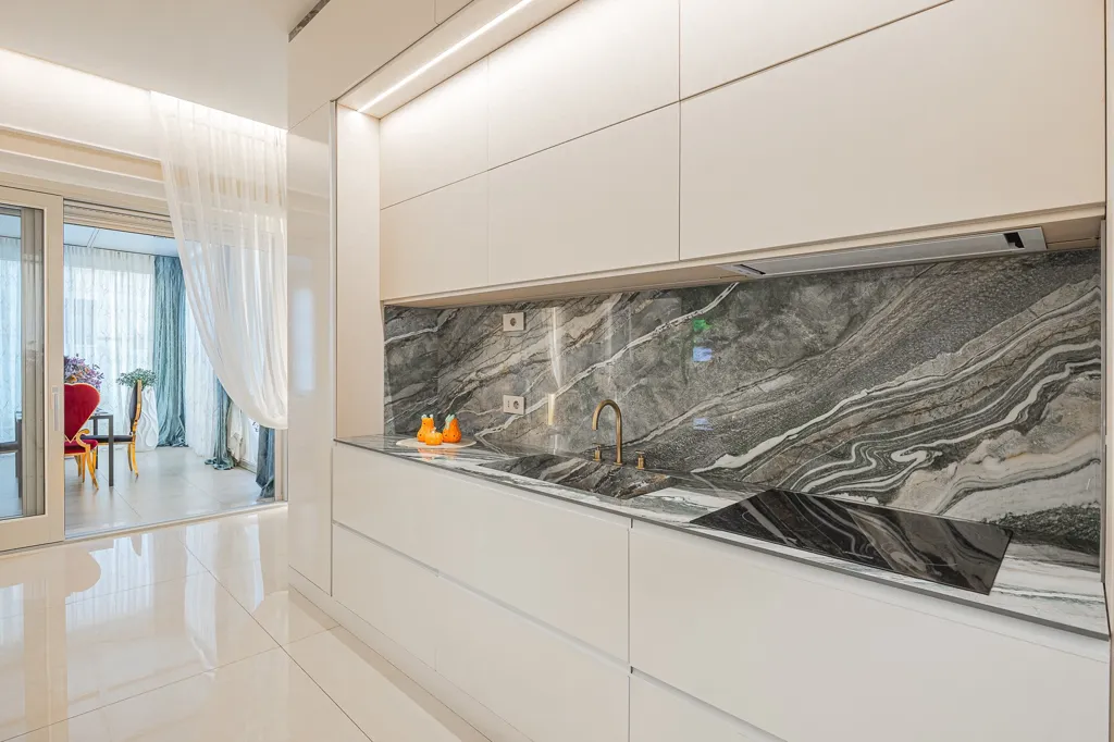 Cuisine - Penthouse with Panoramic Terrace in Milan