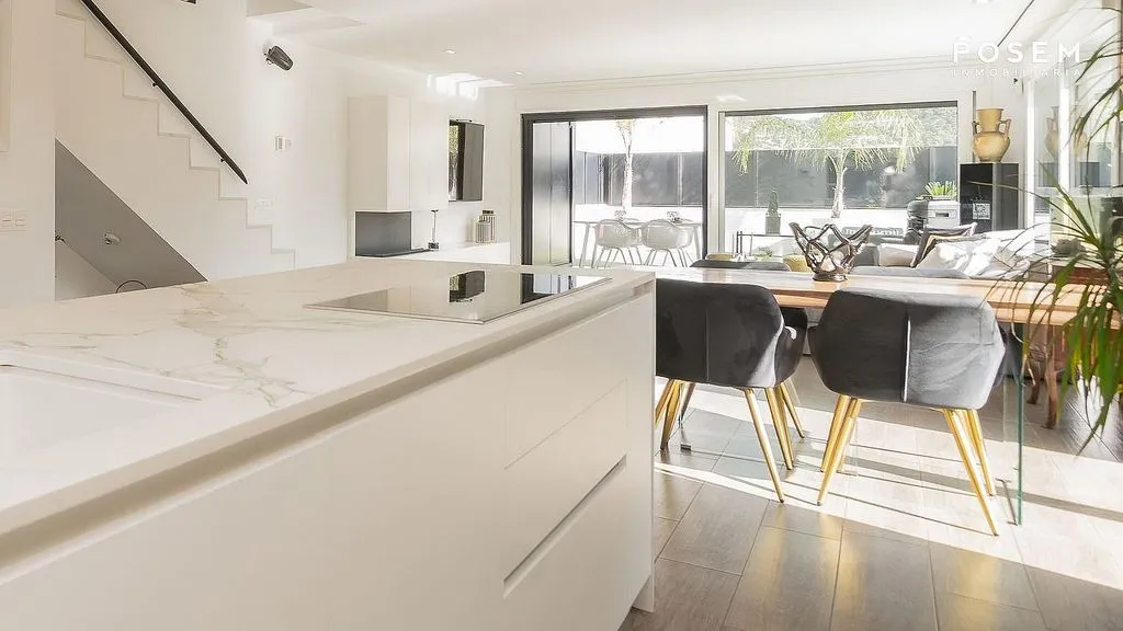 Köök - Contemporary Chalet with Pool in Tudela