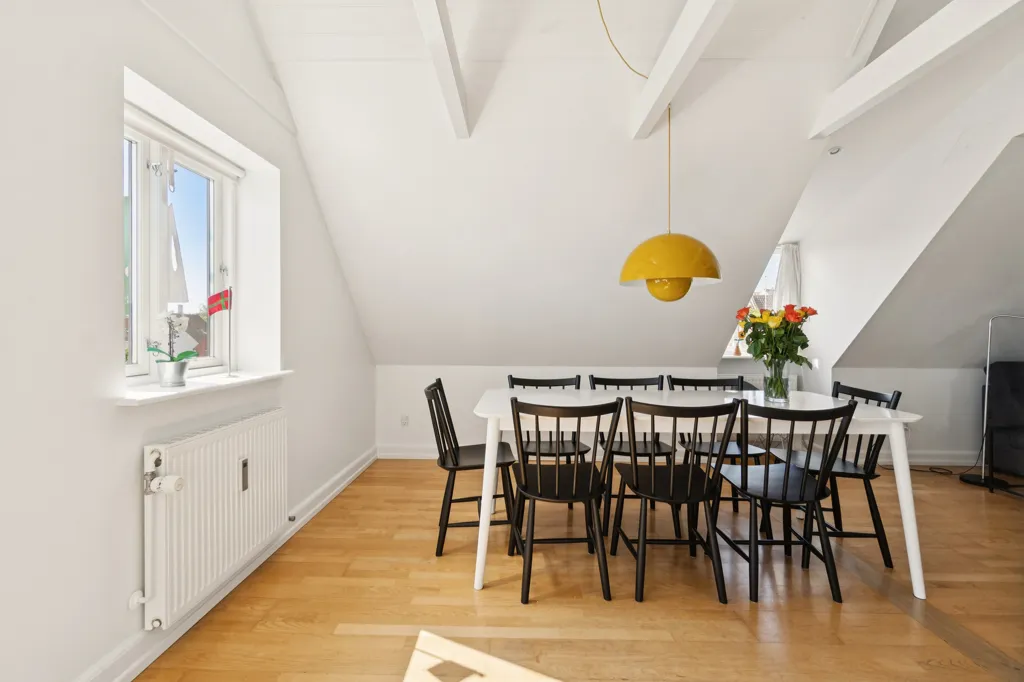 Sala da pranzo - Historic Apartment with Harbour View in Svaneke