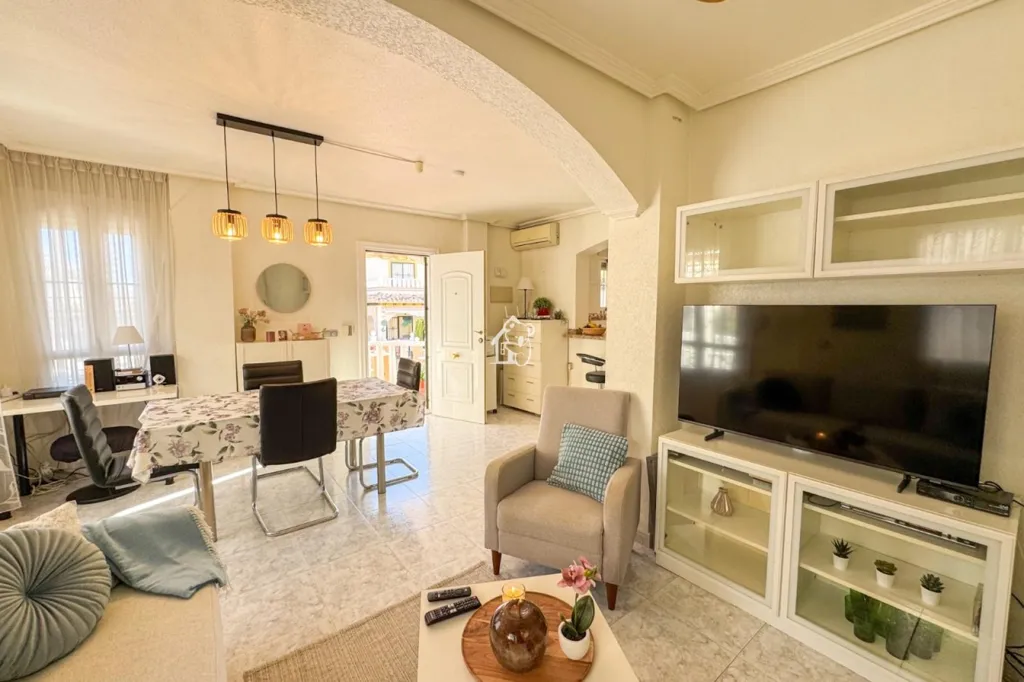 Soggiorno - Semi-Detached Villa with Pool in Cabo Roig