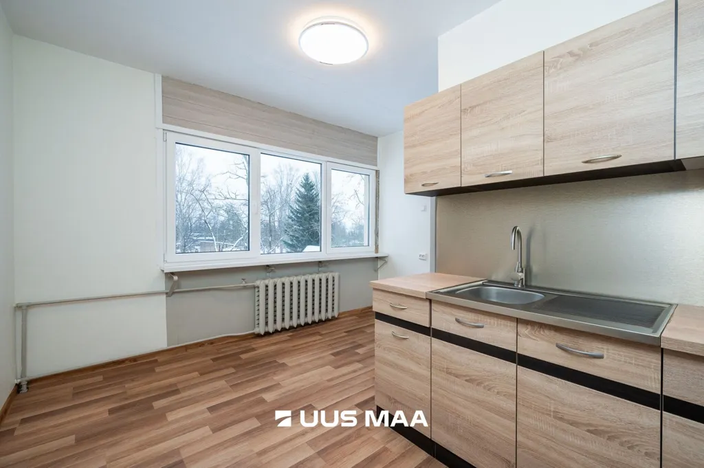 Köök - Renovated Apartment with Balcony in Ahja Centre