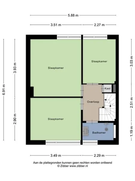 Plaan - Modernised Semi-detached House in Weurt