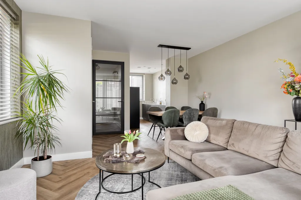 Séjour - Energetically Efficient Corner House with Garden in De Run