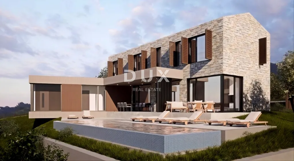 Piscina - Building Plot with Panoramic Views in Oprtalj