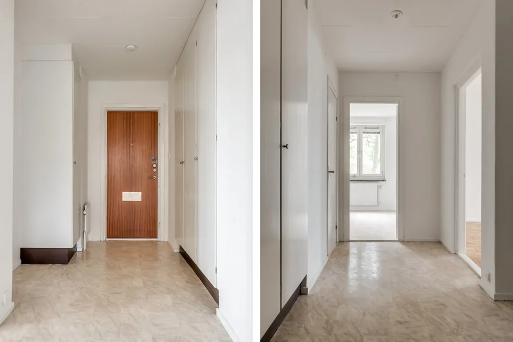 Entrée - Well-Planned Flat with Glazed Balcony in Skoghall