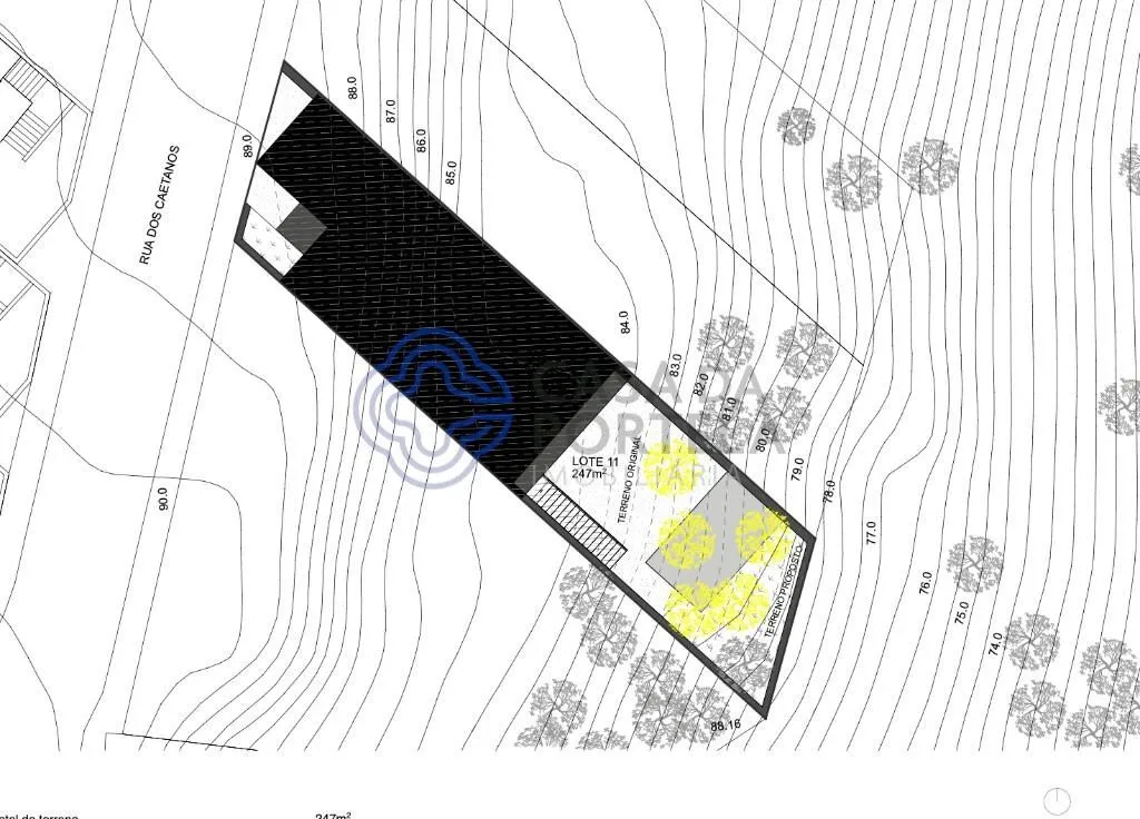 Plan - Construction Plot with Sea View in Sesimbra