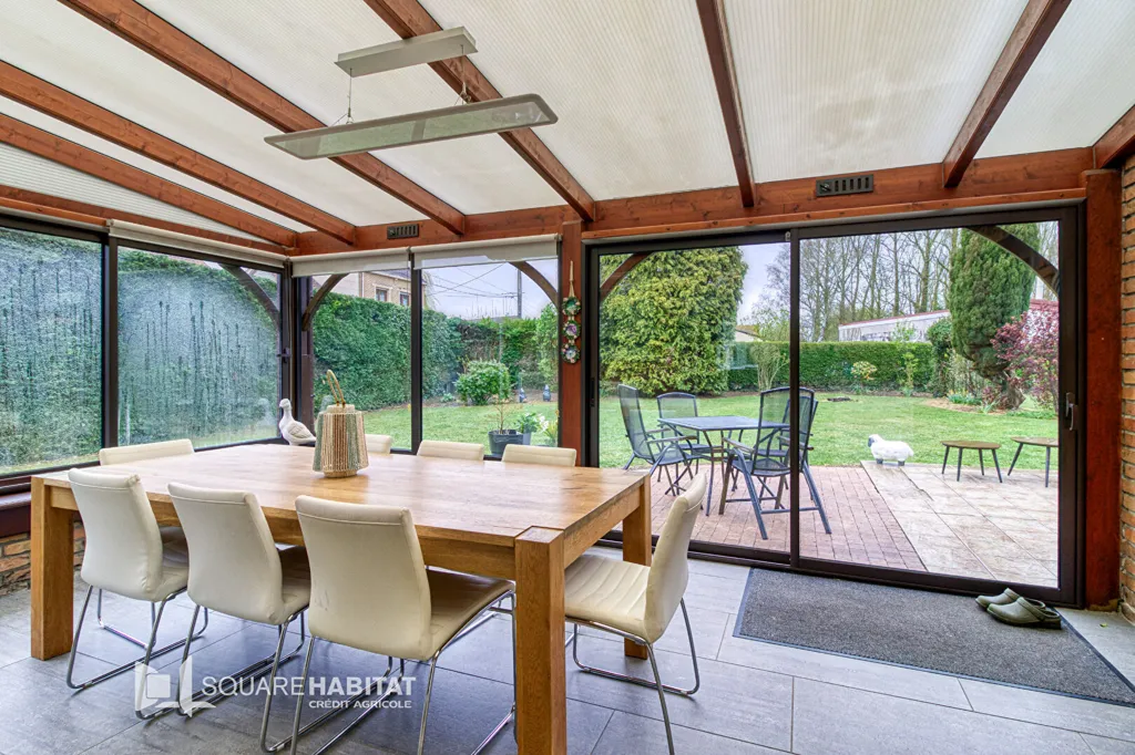 Terrasse - Ensemble Immobilier Fermette avec Gîte à Andres