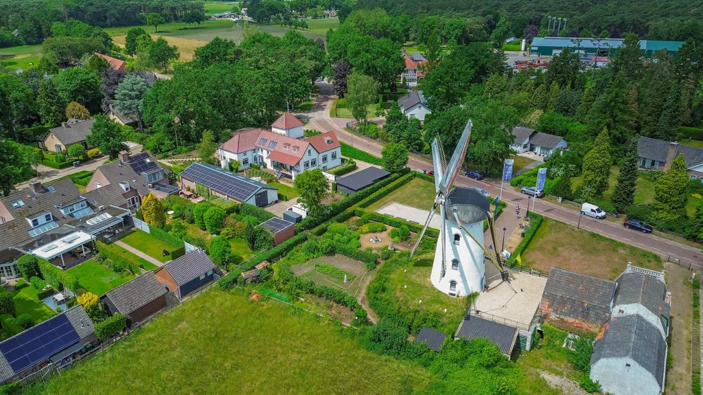 Aerial - Renovated Former Dairy with Natura 2000 Proximity