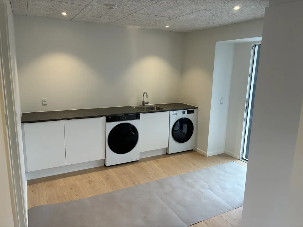 Buanderie - Renovated Apartment with Balcony in Hammershøj