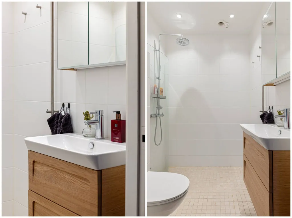 Salles de bain - Renovated Apartment with Mälaren View in Södermalm