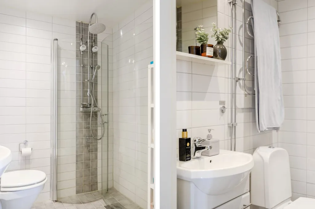 Salles de bain - Bright Two-Bedroom with Large Balcony in Malmö