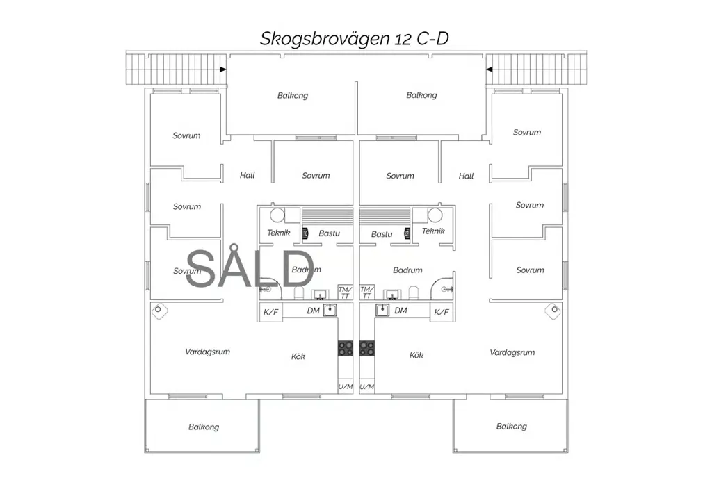 Plan - Owner-Occupied Apartment with Ski Access in Kungsberget