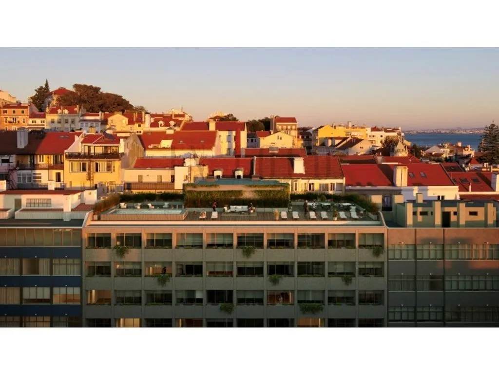 Õhuvaade - Luxury T1 Apartment with Rooftop in Lisbon