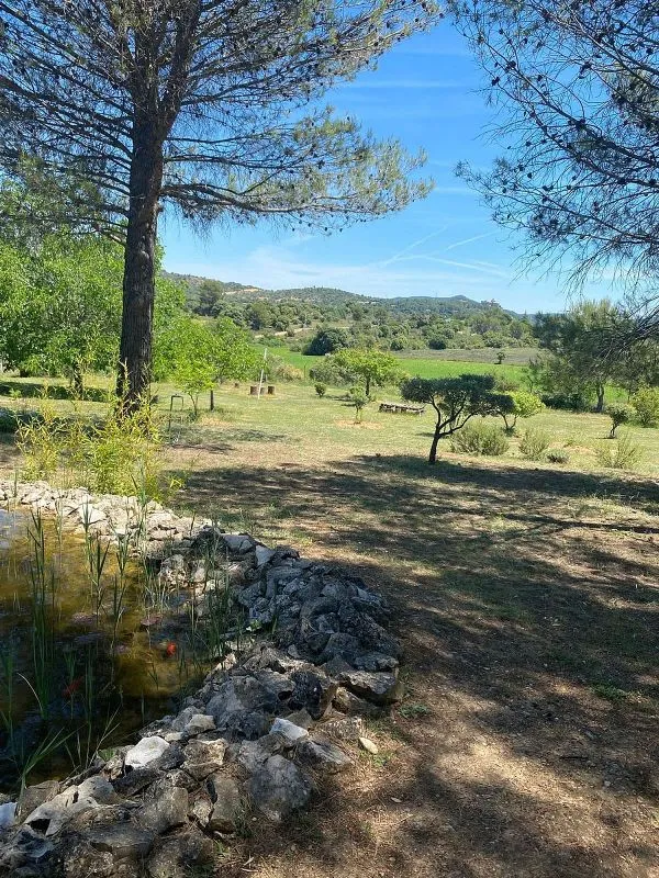 Jardin - Rustic Finca with Pool and Terrace in Durón
