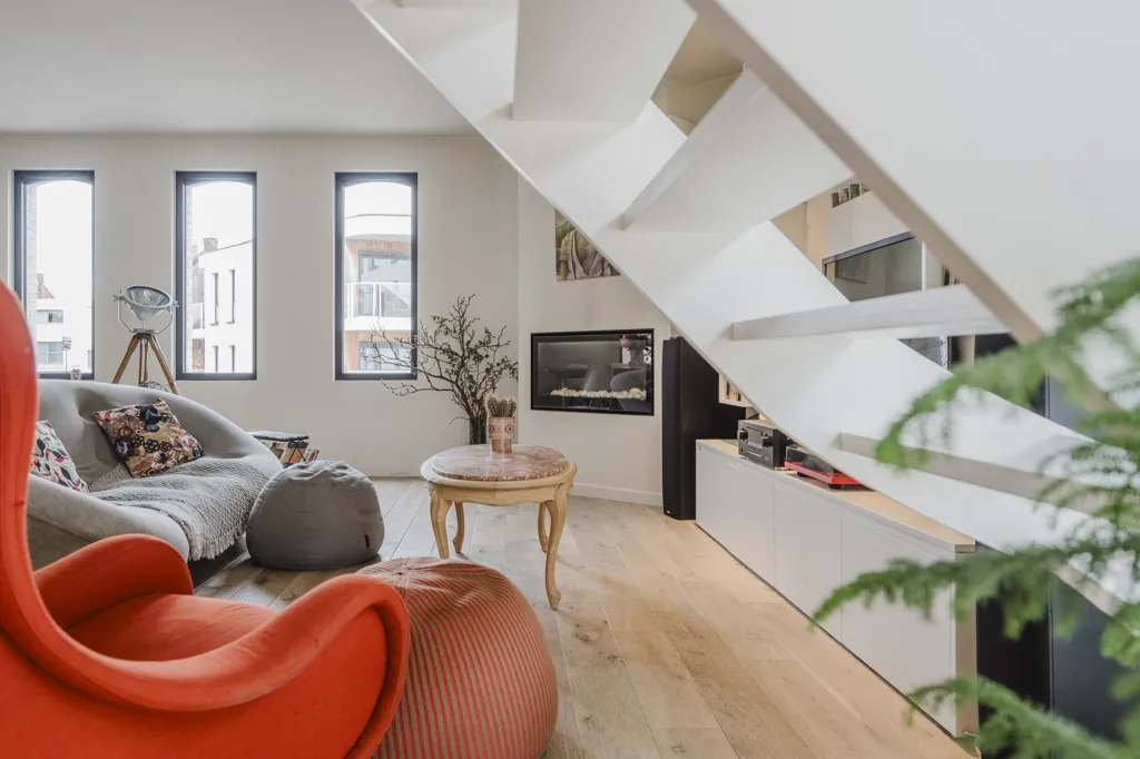 Living Room - Commercial Property with Residential Unit in Wervik