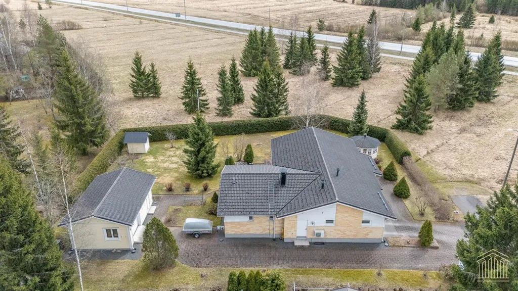 Vue aérienne - Detached House with Sauna in Pispala