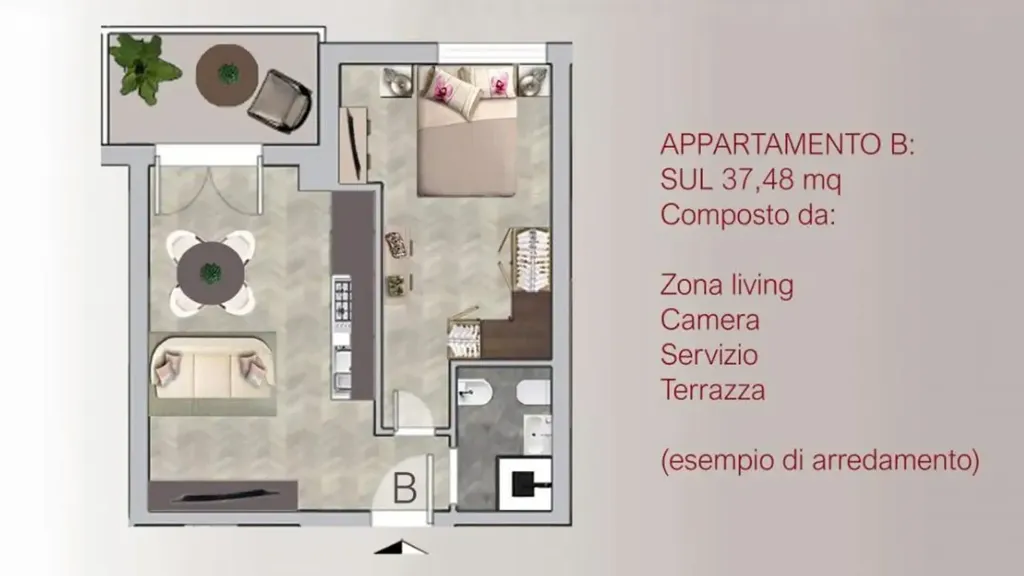 Plaan - Modernised Flat with Terrace in Novoli, Florence