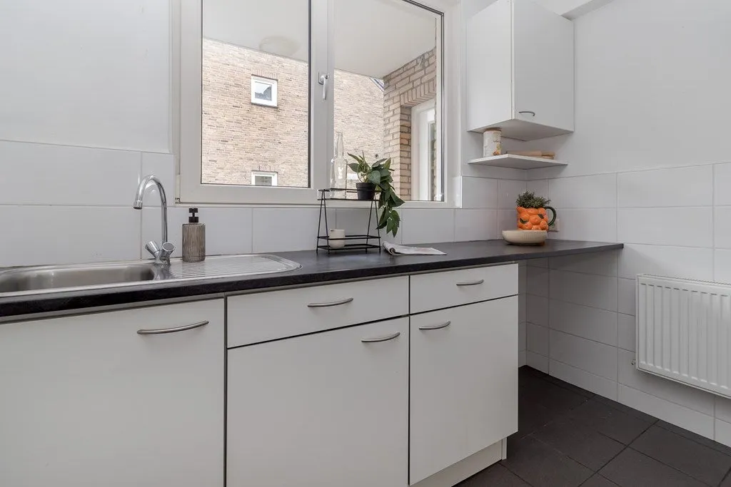 Kitchen - Corner Apartment with Glacis View in Sint Pieter